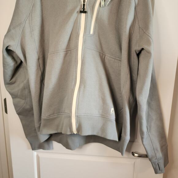 RTIC Outdoors Jacket Mens XXL Full Zip Hoodie Gray with Cream Lining - Picture 3 of 10